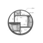 Wandrek Dakota | 75 cm | Rond