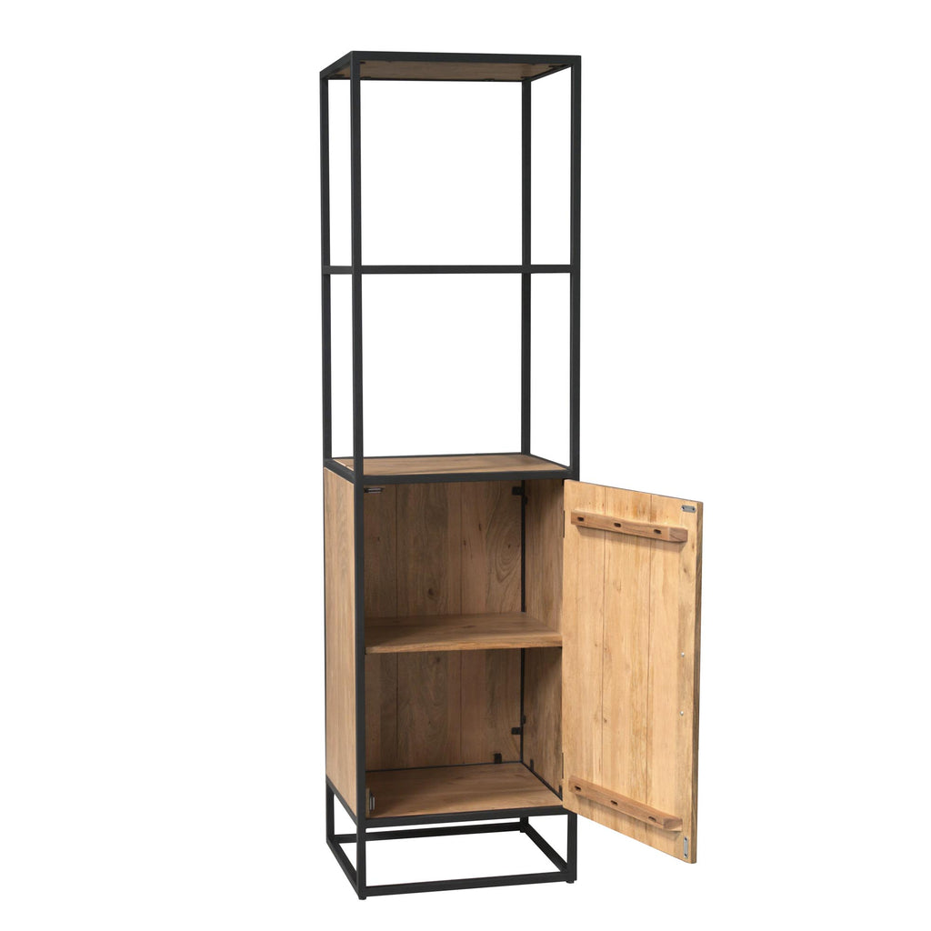 Boekenkast Dakota 1 deur | 55 cm