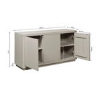 Dressoir Brussel | 3-Deuren | Mangohout zand