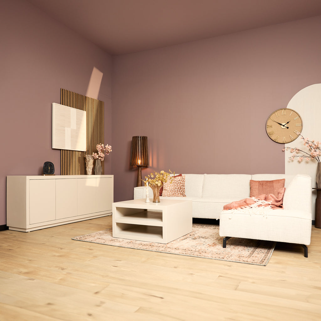 Salontafel Brussel Sand | Mangohout | Sand finish