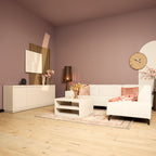 Salontafel Brussel Sand | Mangohout | Sand finish