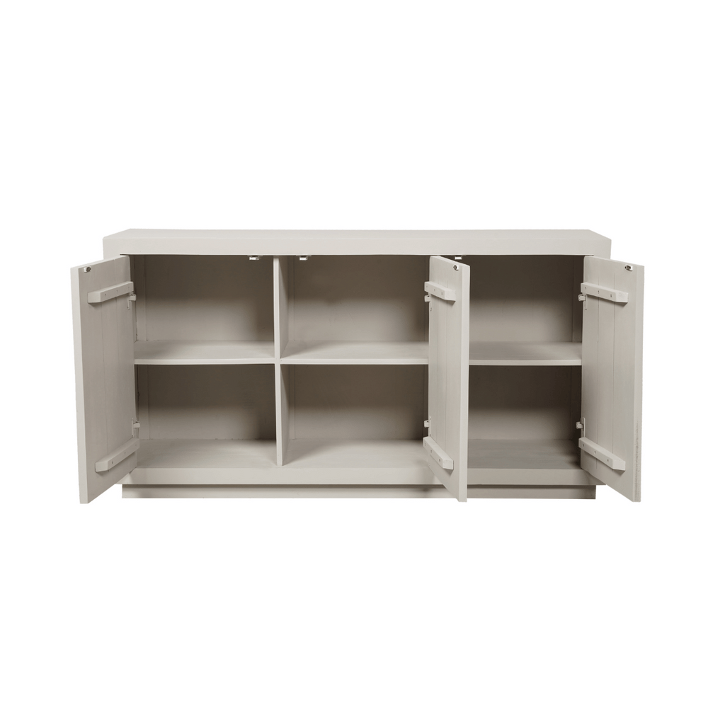 Dressoir Brussel | Sand finish | Mangohout 4-deurs