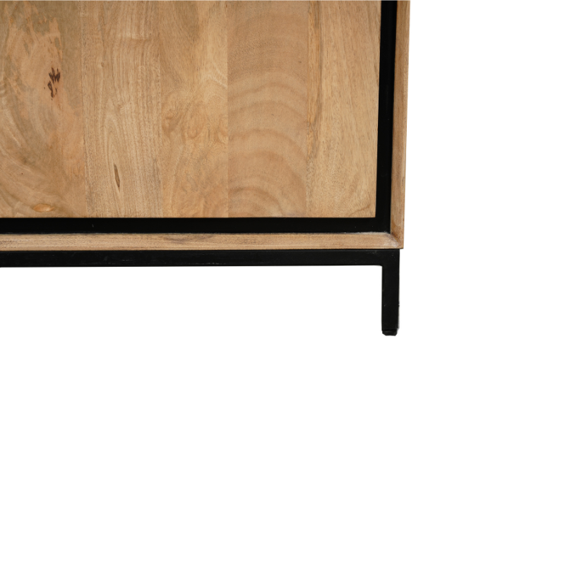 Tv-meubel RichWood | 2 deuren | Gelakt mangohout