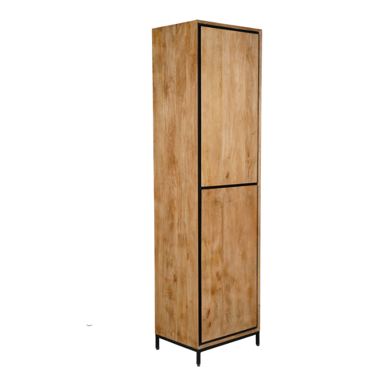 Opbergkast RichWood | 2 Deuren | Gelakt mangohout
