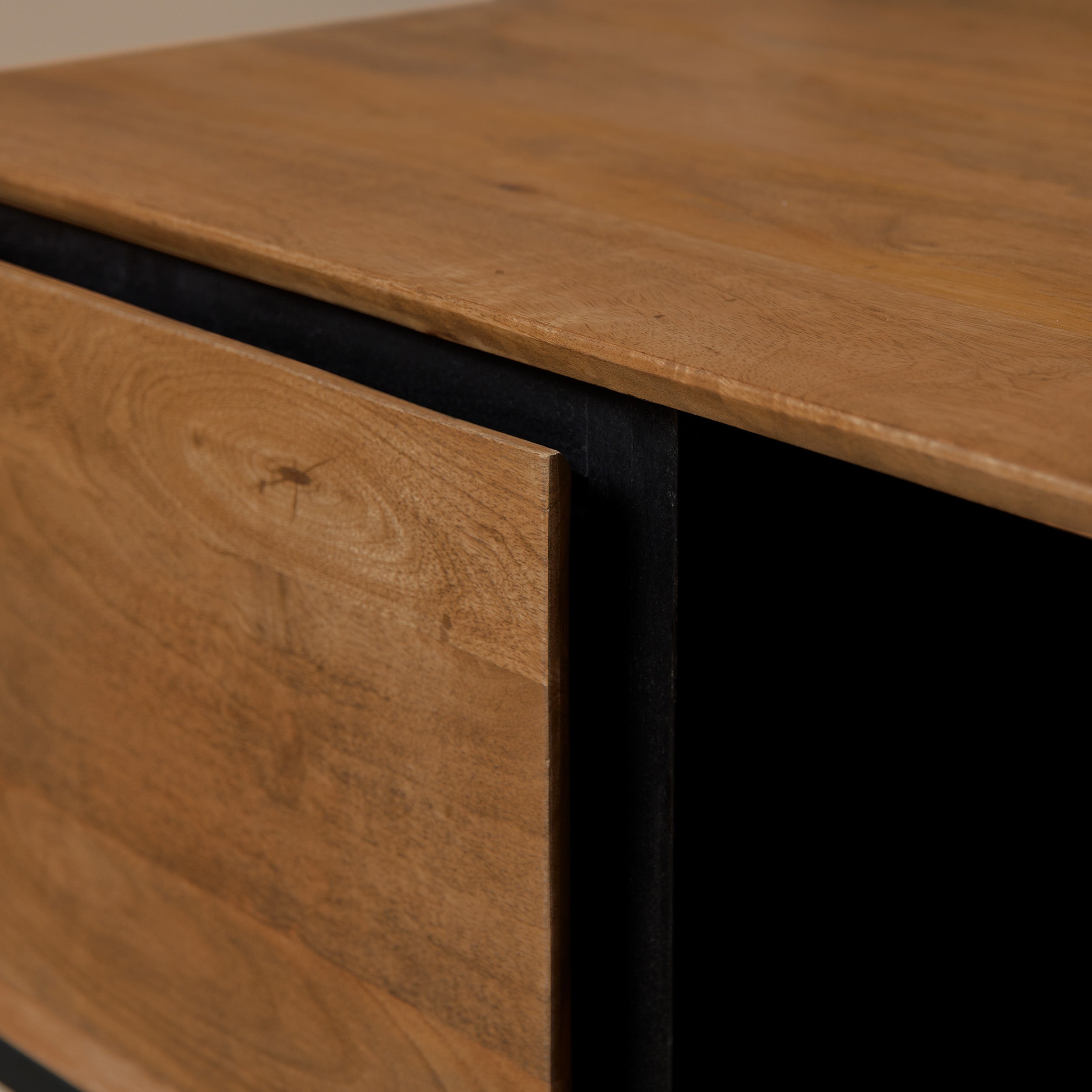 Salontafel RichWood | 2 Laden | Gelakt mangohout