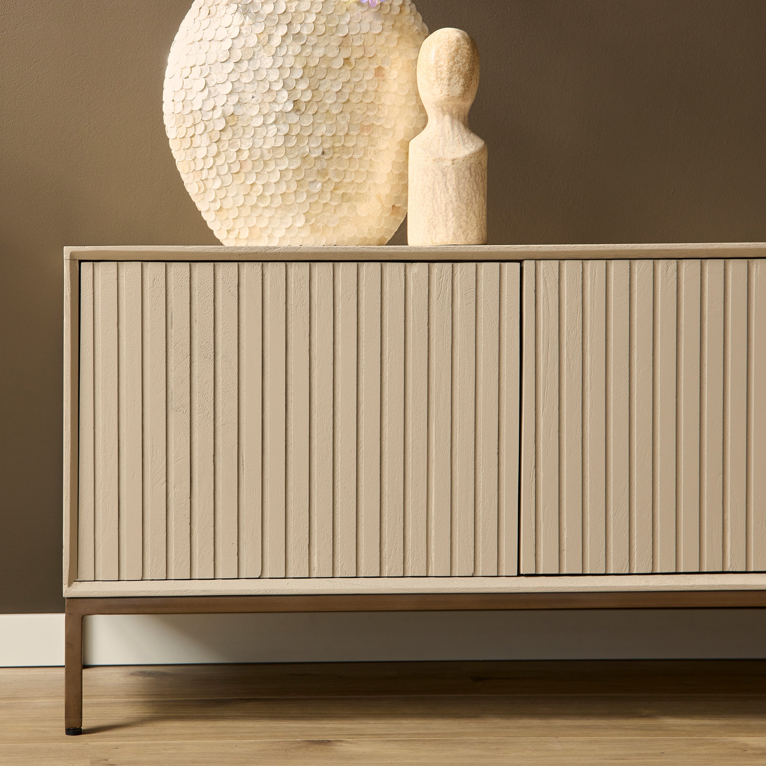 TV meubel Madison Sand | 165 cm | Mangohout sand