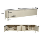 tv-meubel Madison zand | 165 cm