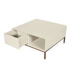 Salontafel Madison Sand | Mangohout | 80x80