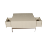 Salontafel Madison Sand | Mangohout | 80x80