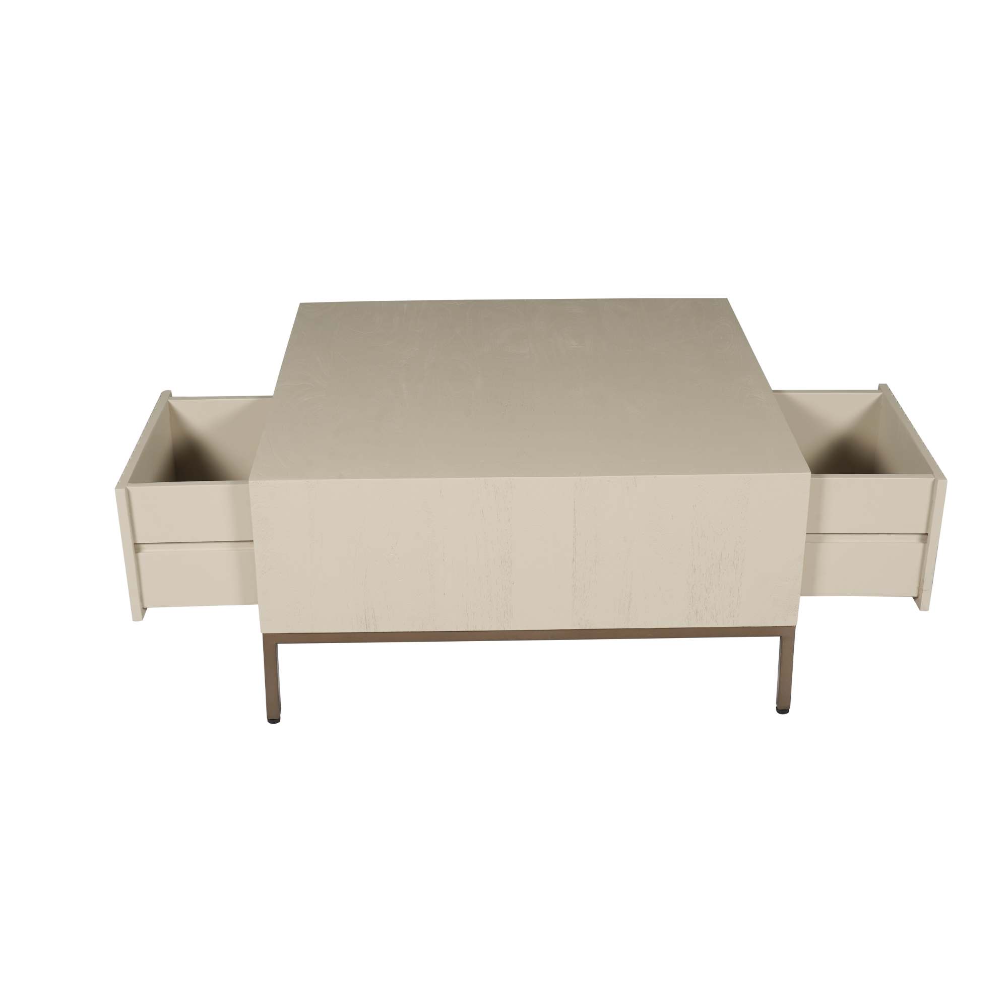 Salontafel Madison Sand | Mangohout | 80x80