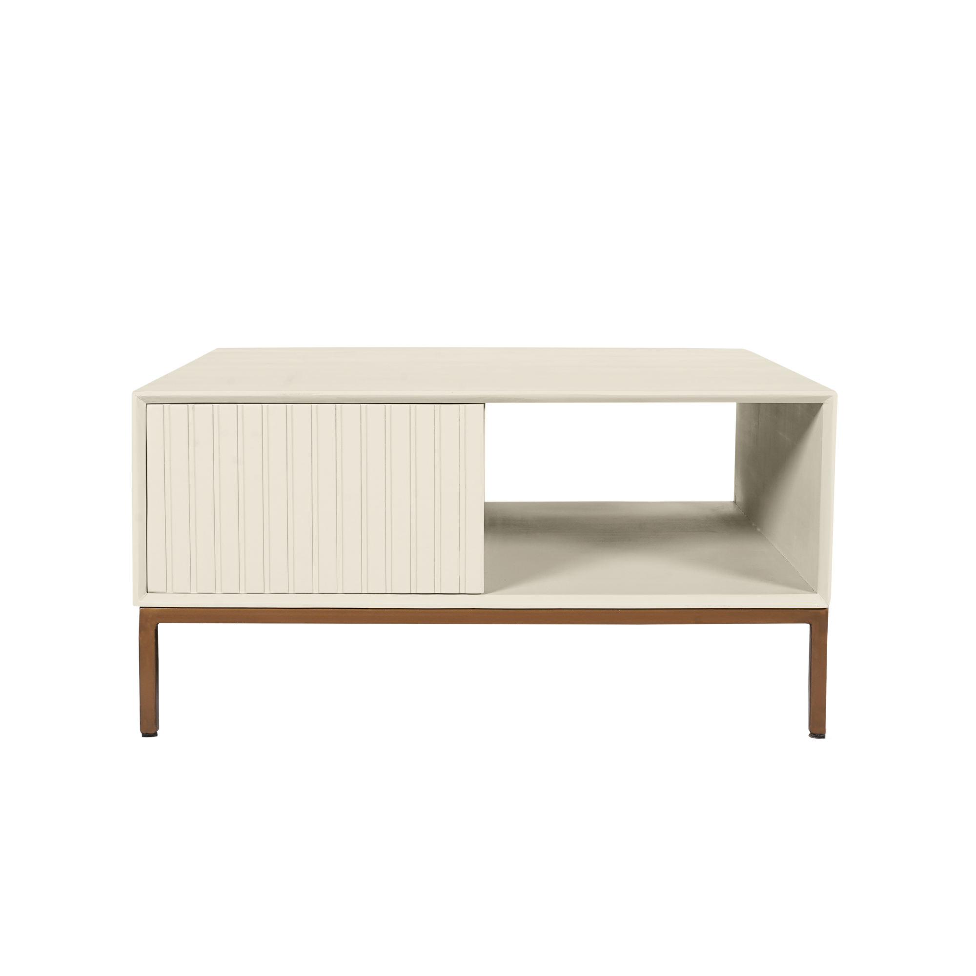 Salontafel Madison Sand | Mangohout | 80x80