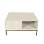 Salontafel Madison Sand | Mangohout | 80x80