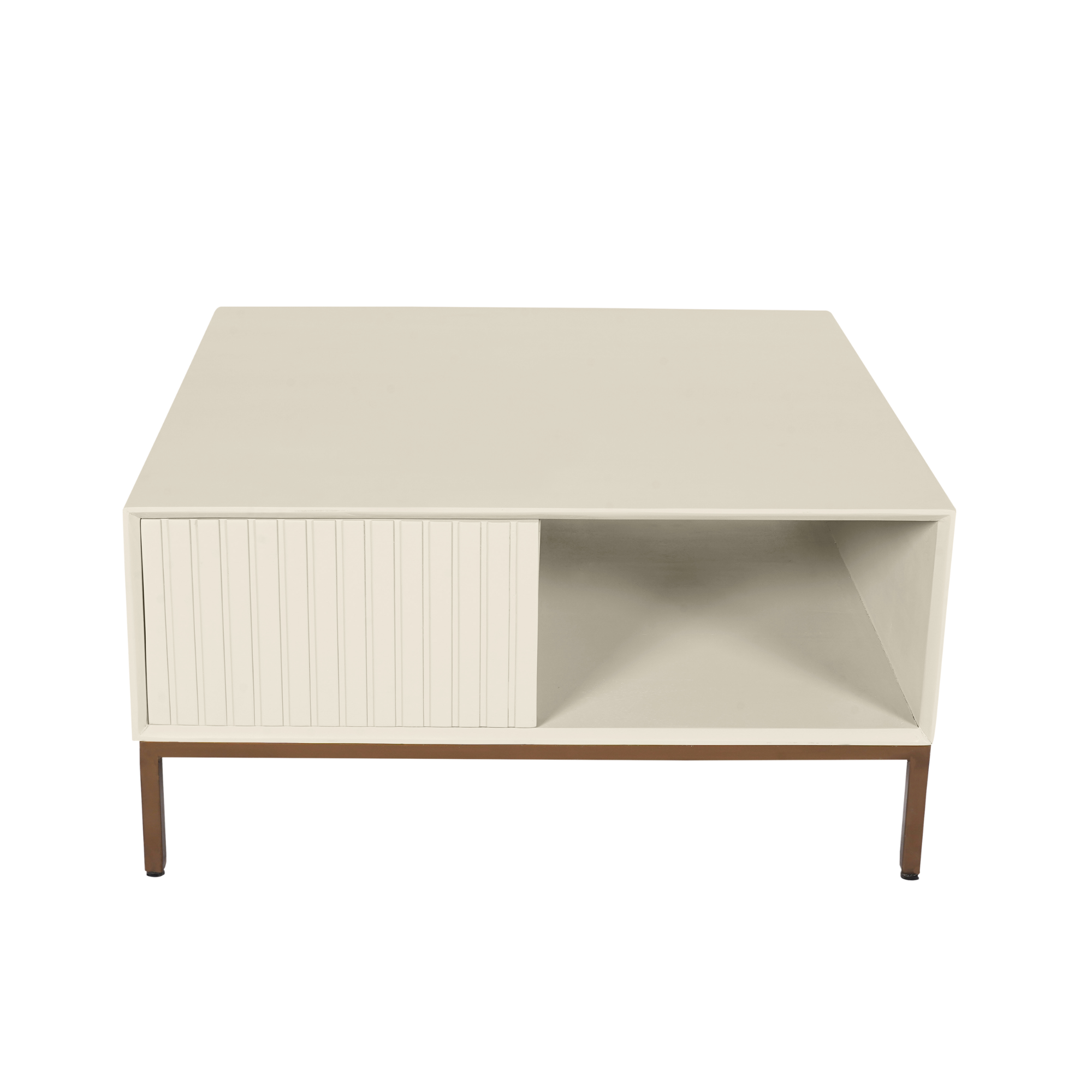 Salontafel Madison Sand | Mangohout | 80x80