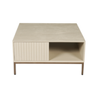 Salontafel Madison Sand | Mangohout | 80x80