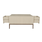 Salontafel Madison Sand | Mangohout | 80x80