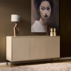 Dressoir Madison Sand | 3 Deuren | Mangohout