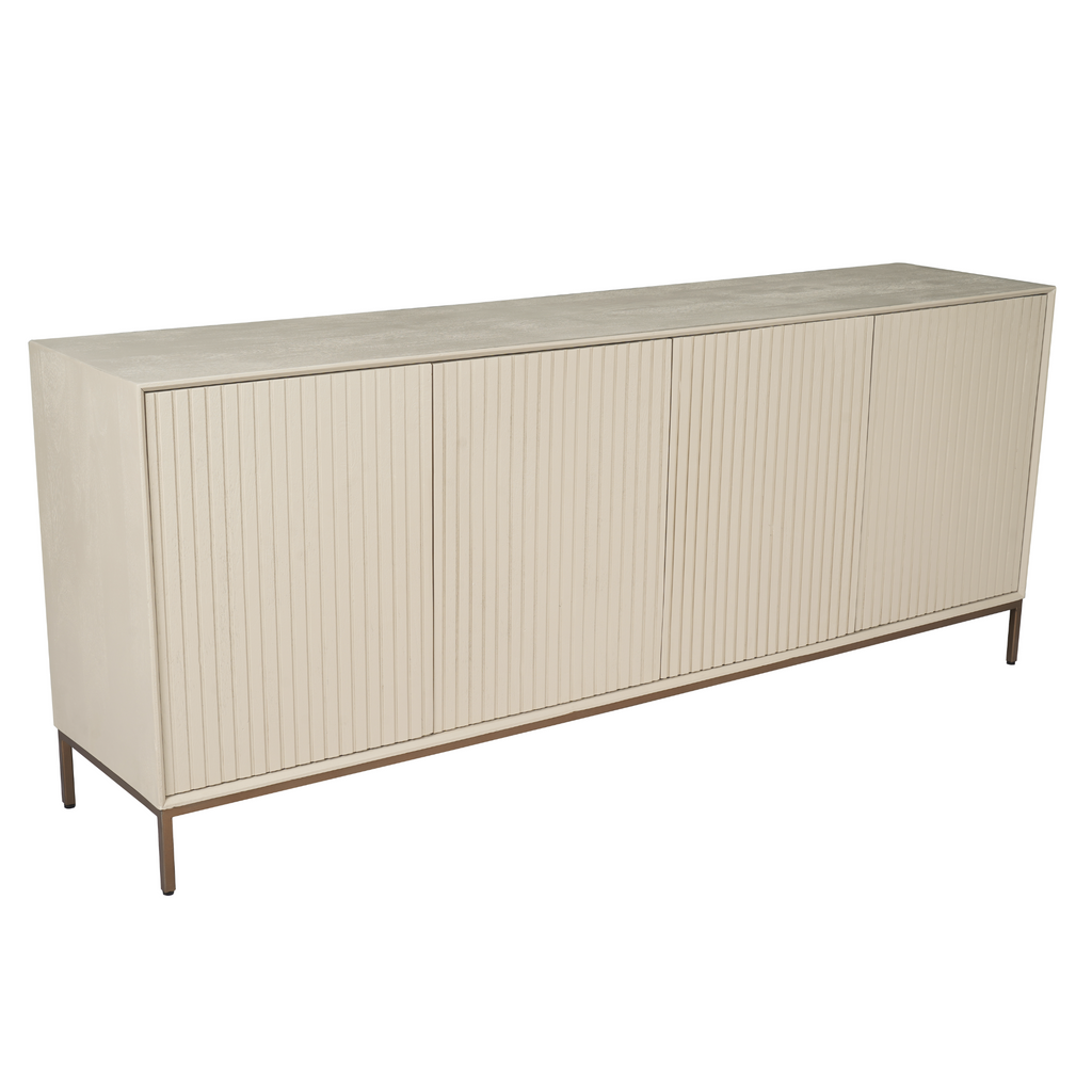 Dressoir Madison Sand | 4 Deuren | Mangohout Sand