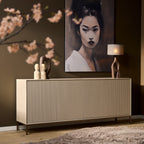 Dressoir Madison Sand | 4 Deuren | Mangohout Sand