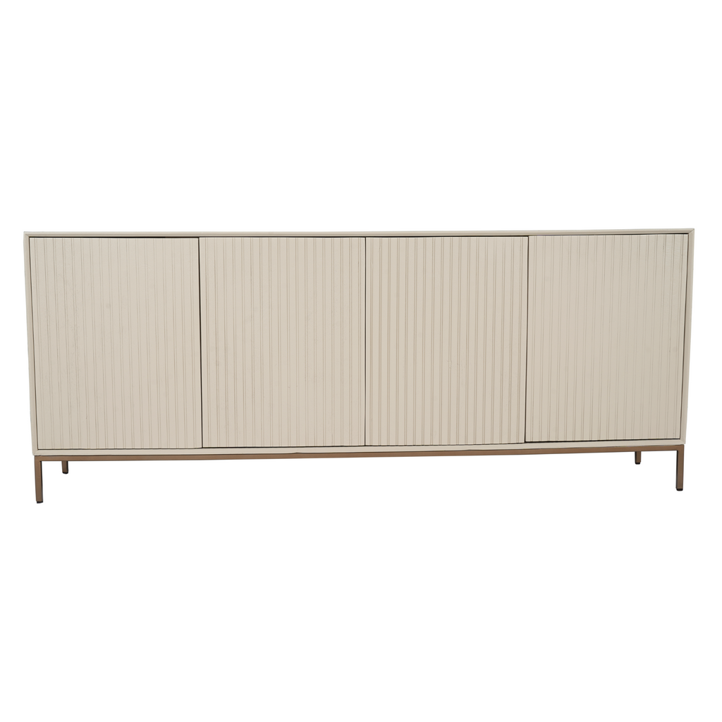 Dressoir Madison Sand | 4 Deuren | Mangohout Sand