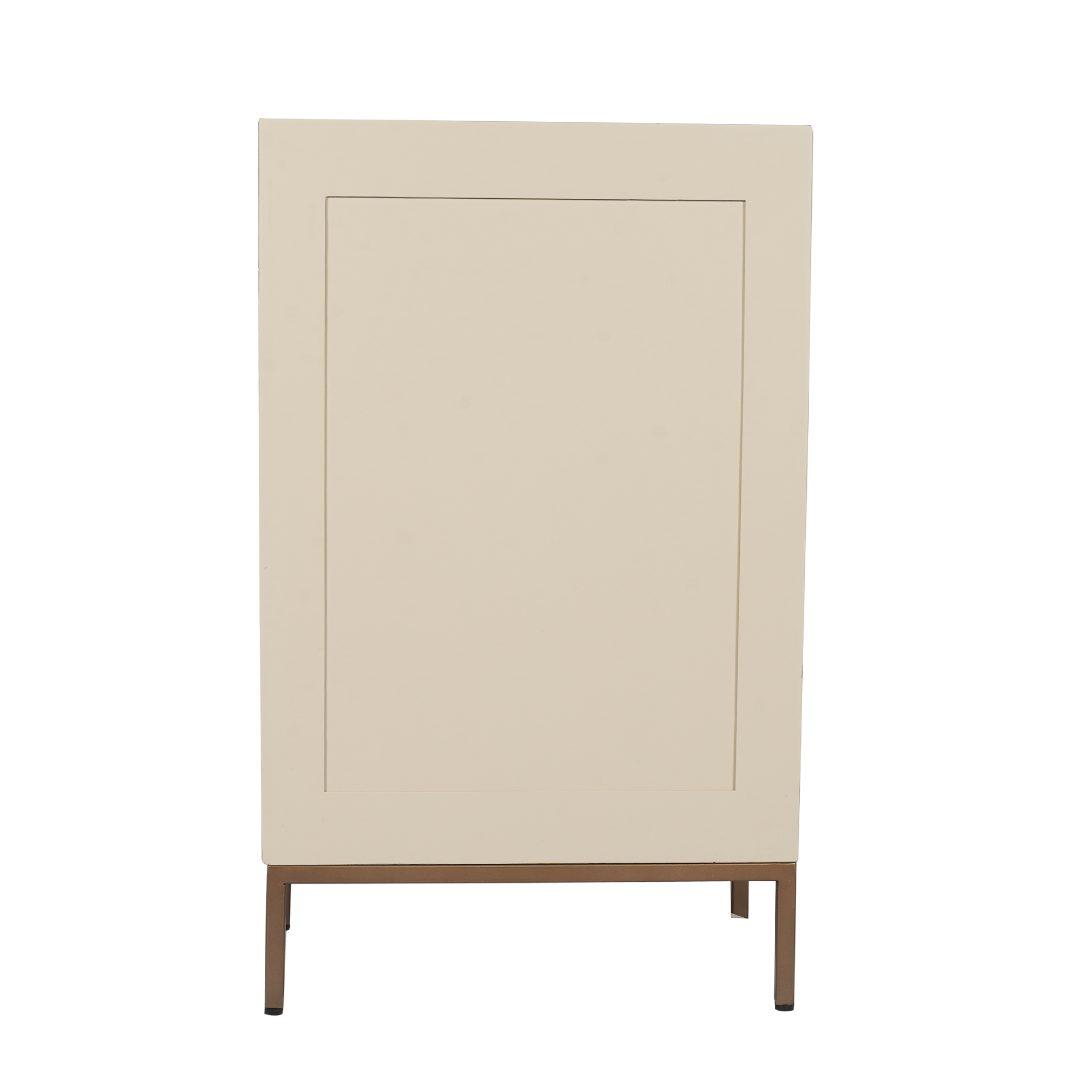 Wijnkast Madison | Sand | Mangohout & Brons