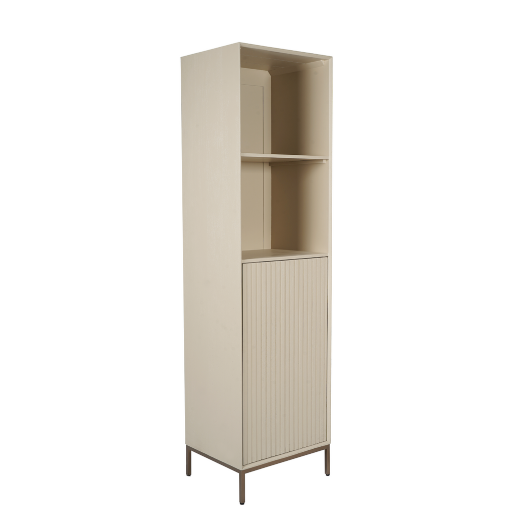 Boekenkast Madison Sand | 1 Deur | Mangohout Sand