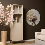 Boekenkast Madison Sand | 1 Deur | Mangohout Sand