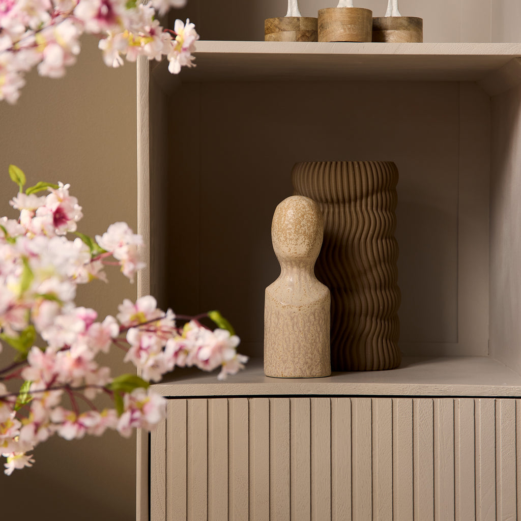 Boekenkast Madison Sand | 1 Deur | Mangohout Sand