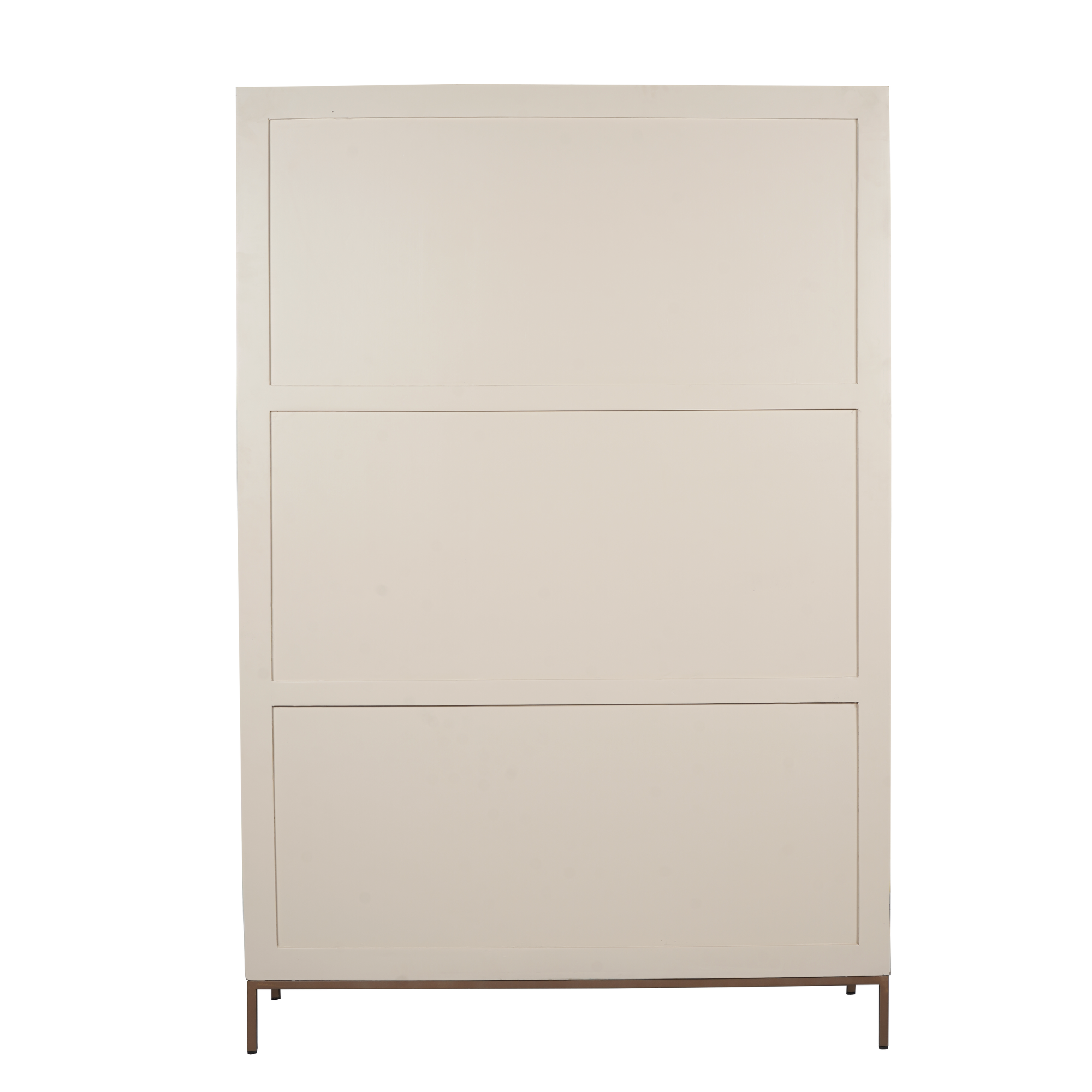 Vakkenkast Madison XL | Sand | Mangohout & Metaal