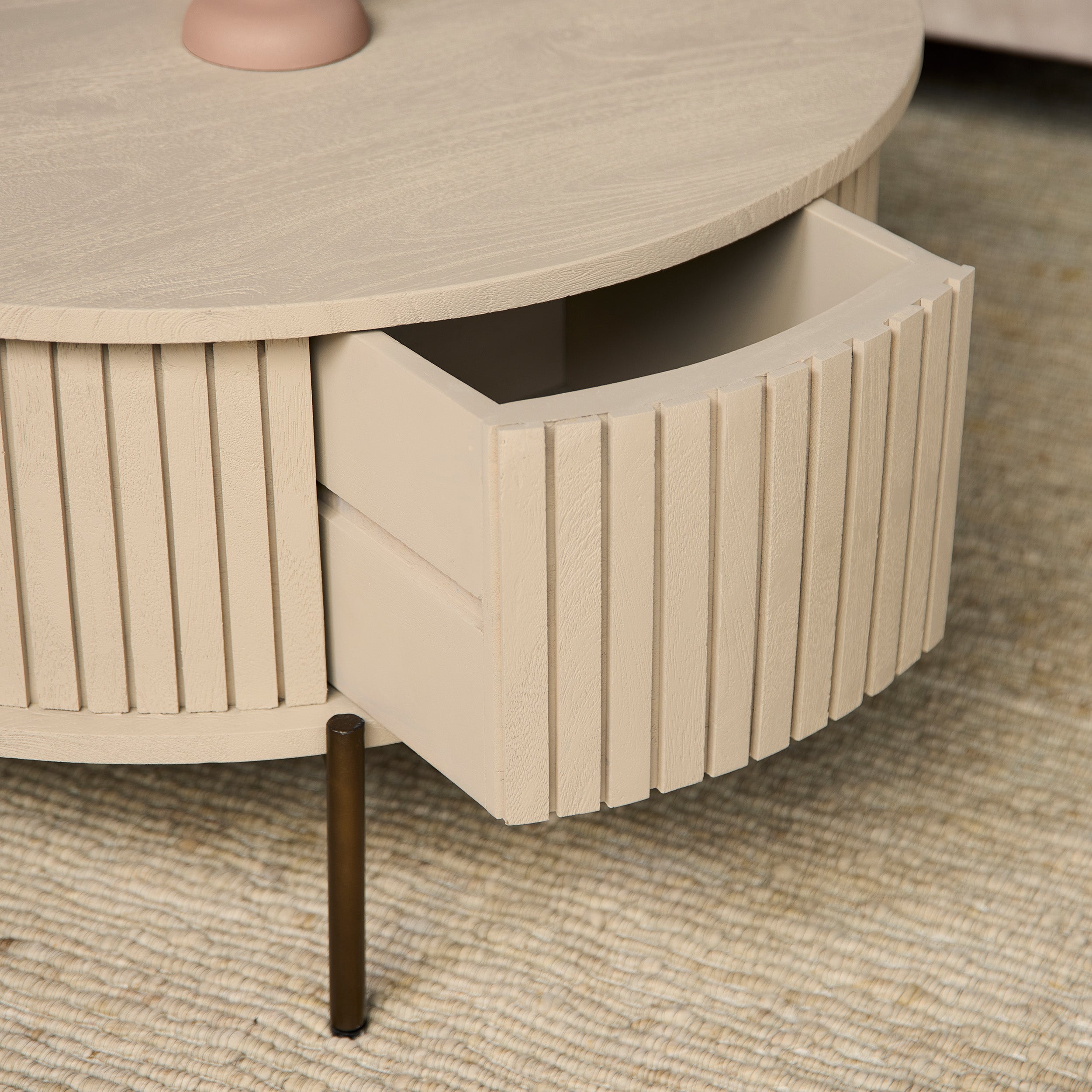 Salontafel Madison | 2 Lades | Mangohout Sand