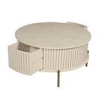 Salontafel Madison | 2 Lades | Mangohout Sand