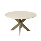 Eettafel Madison Sand | Mangohout | Sand & Brons