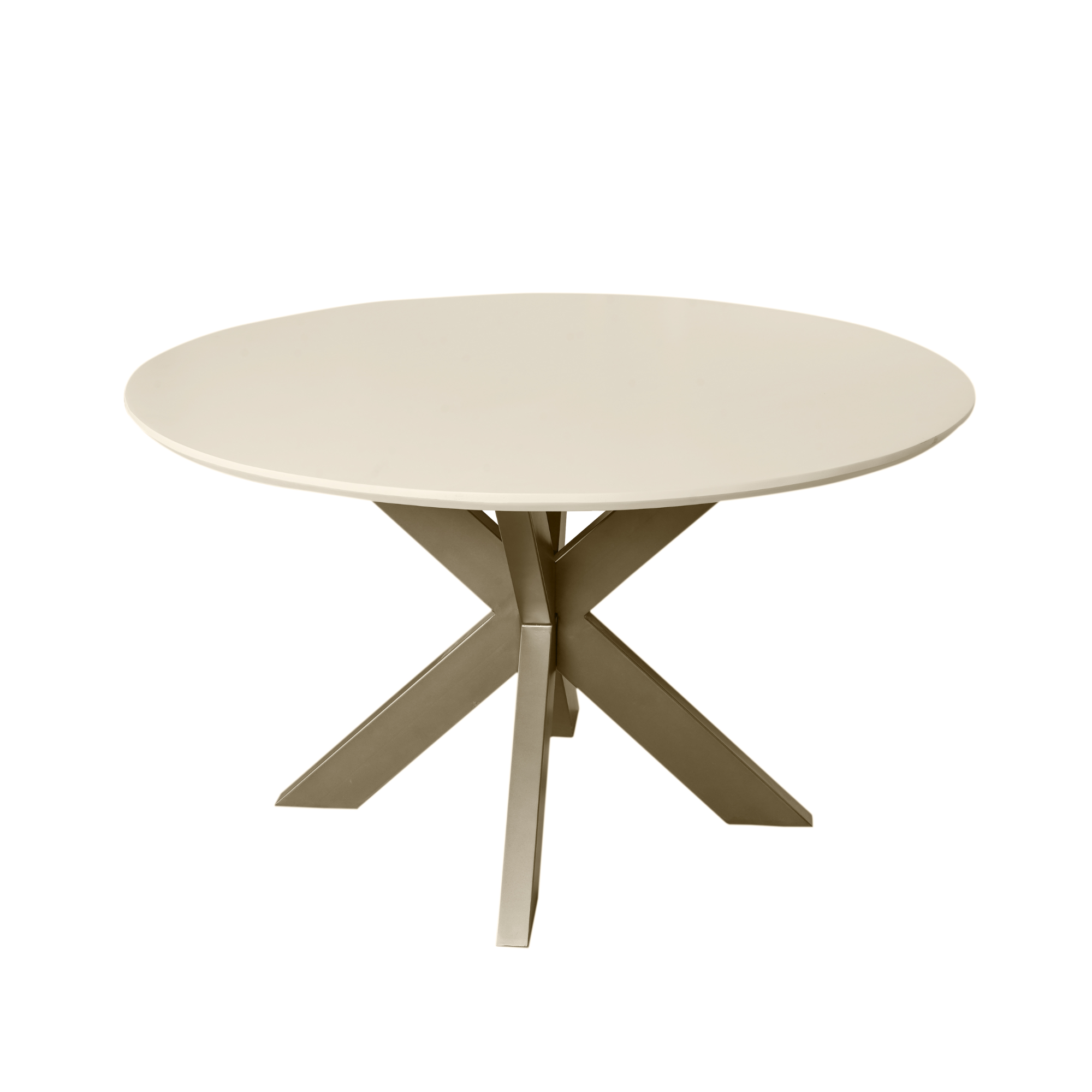 Eettafel Madison Sand | Mangohout | Sand & Brons