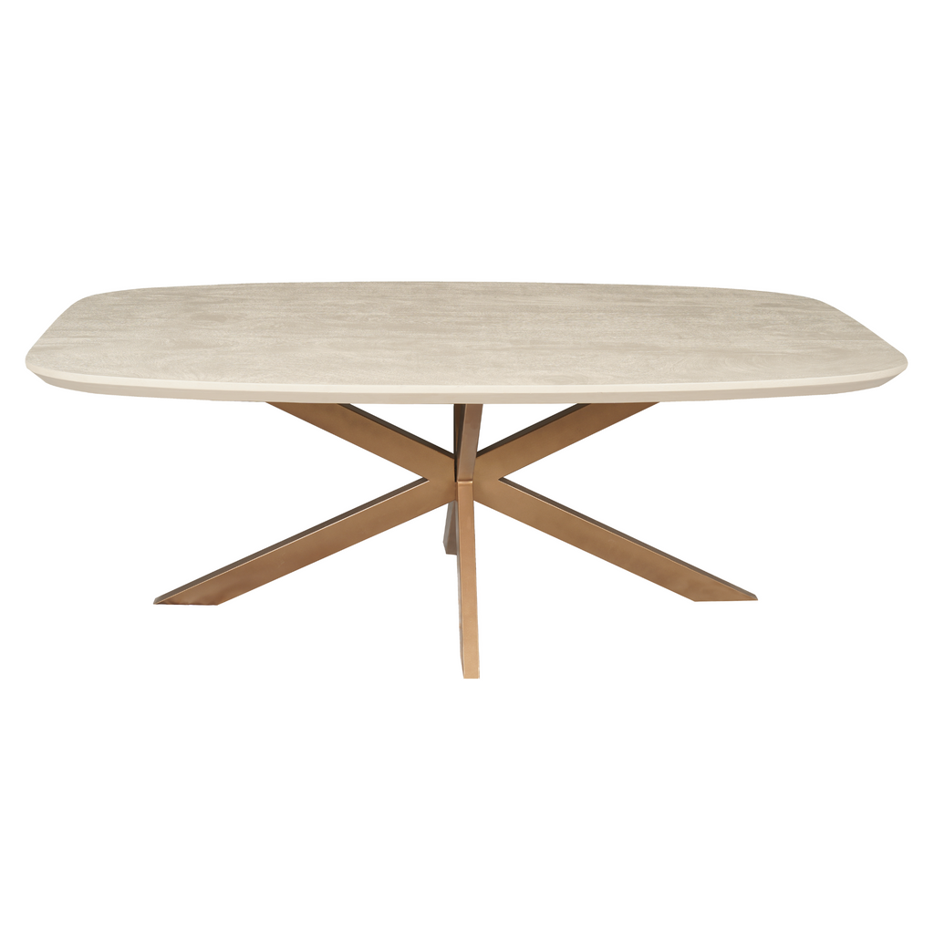Eettafel Madison Sand | Mangohout | 160x90