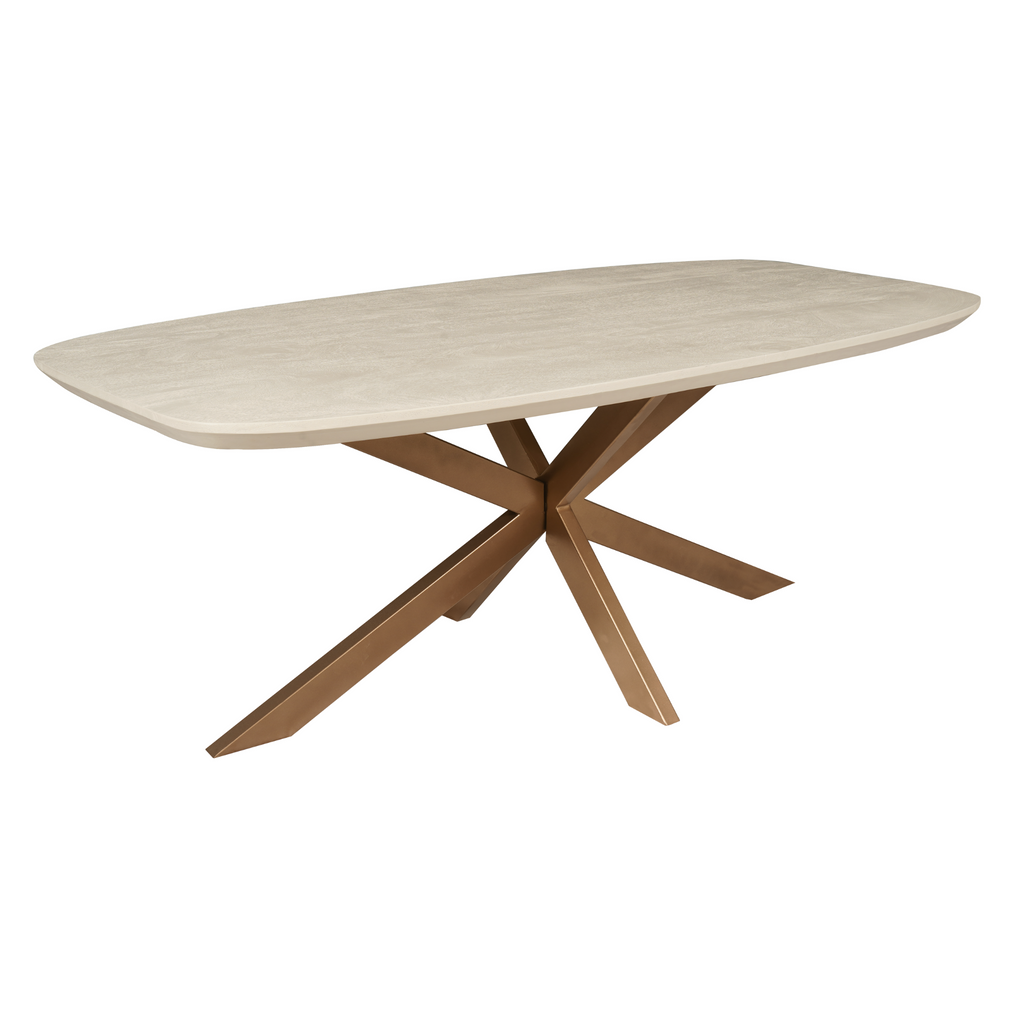 Eettafel Madison Sand | Mangohout | 160x90