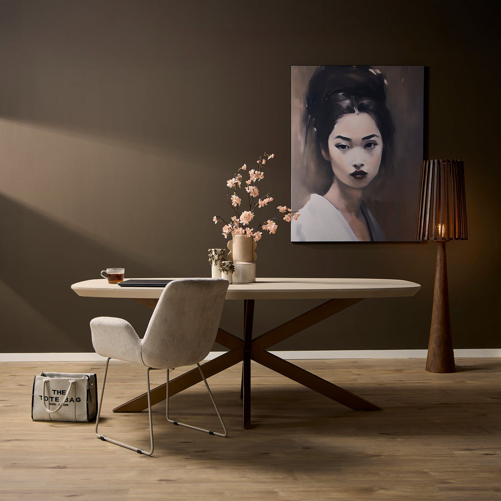 Eettafel Madison Sand | 200x100 | Mangohout sand
