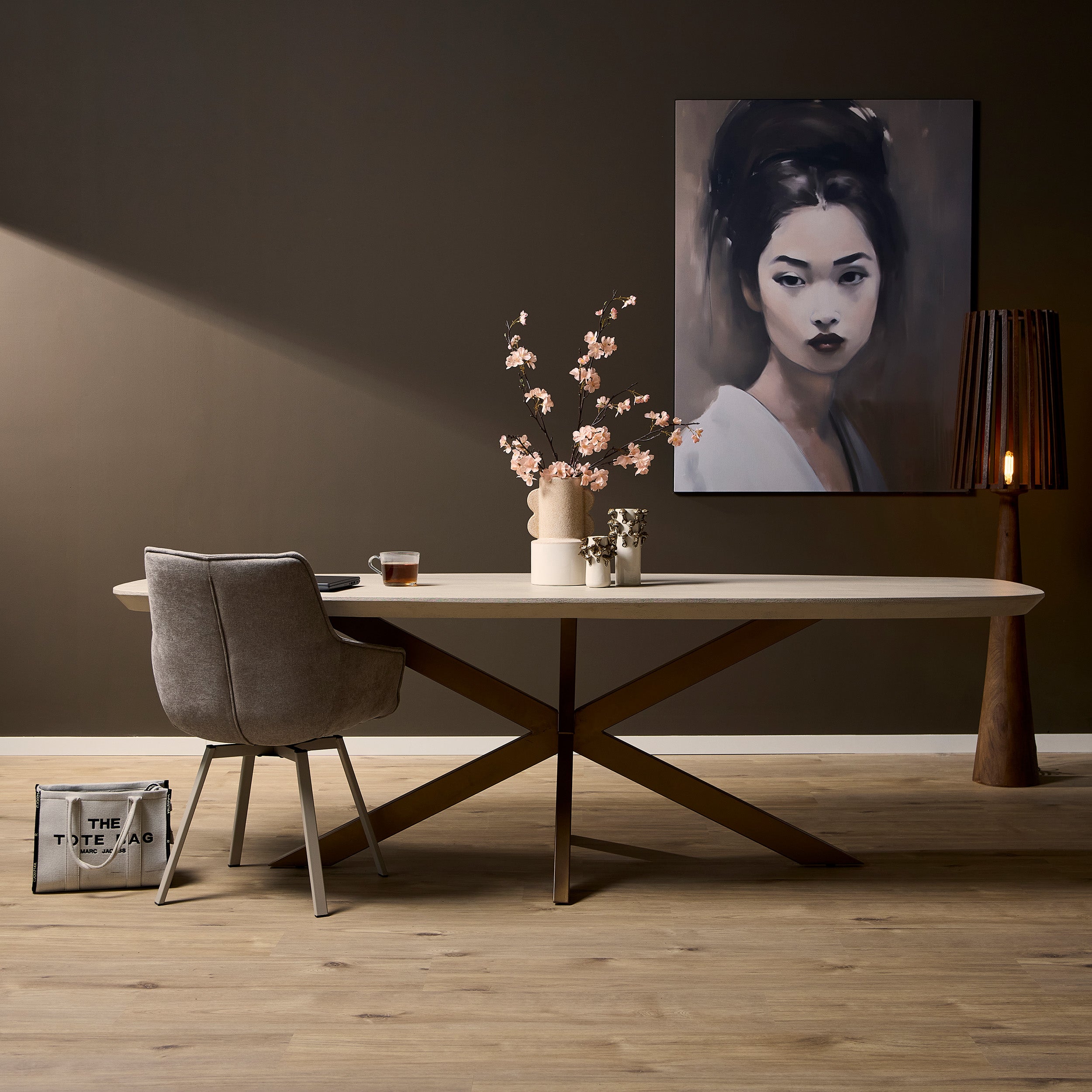 Eetkamertafel Madison Sand | Mangohout | Sand