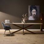 Eettafel Madison Sand | Mangohout | Sand