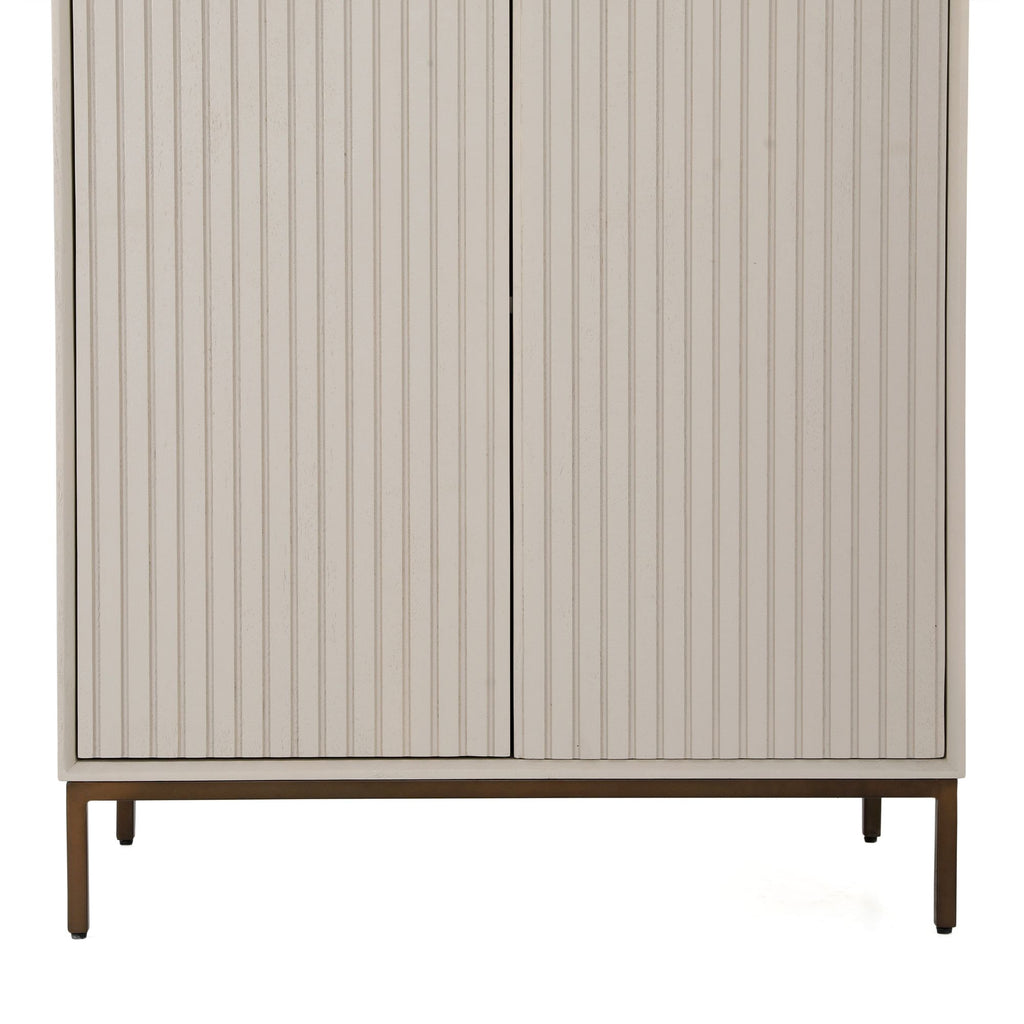 Kast Madison zandkleurig mangohout 90 cm