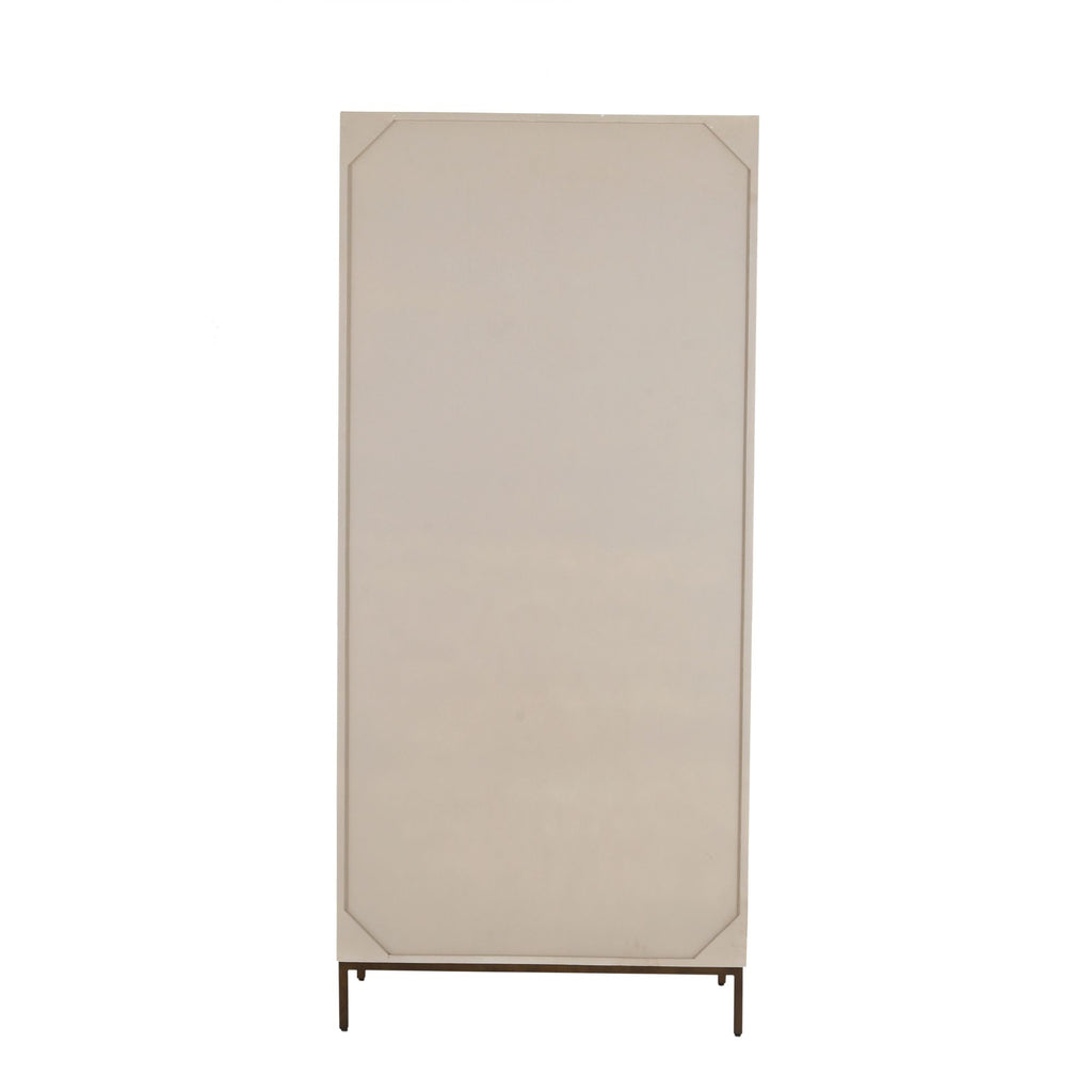 Kast Madison zandkleurig mangohout 90 cm