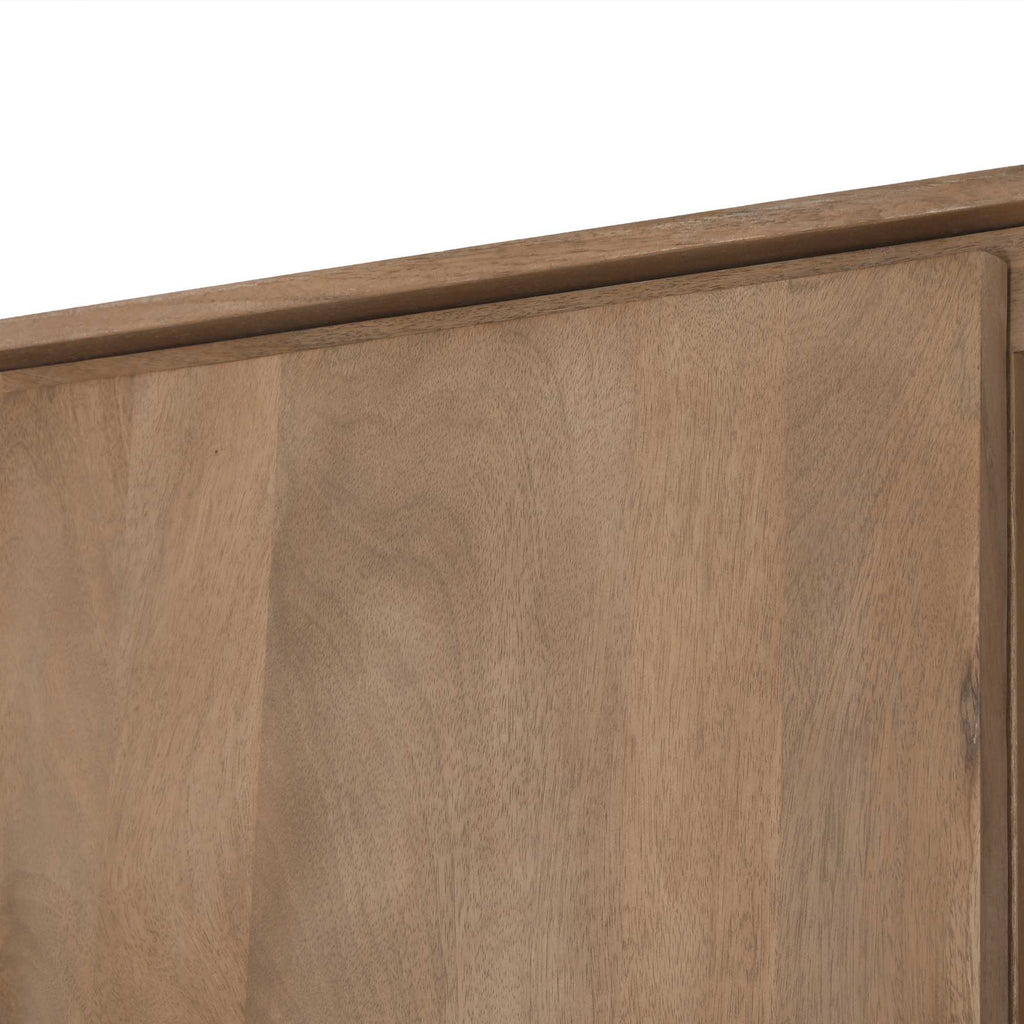 Vakkenkast XL Dallas Naturel Mangohout 160 cm