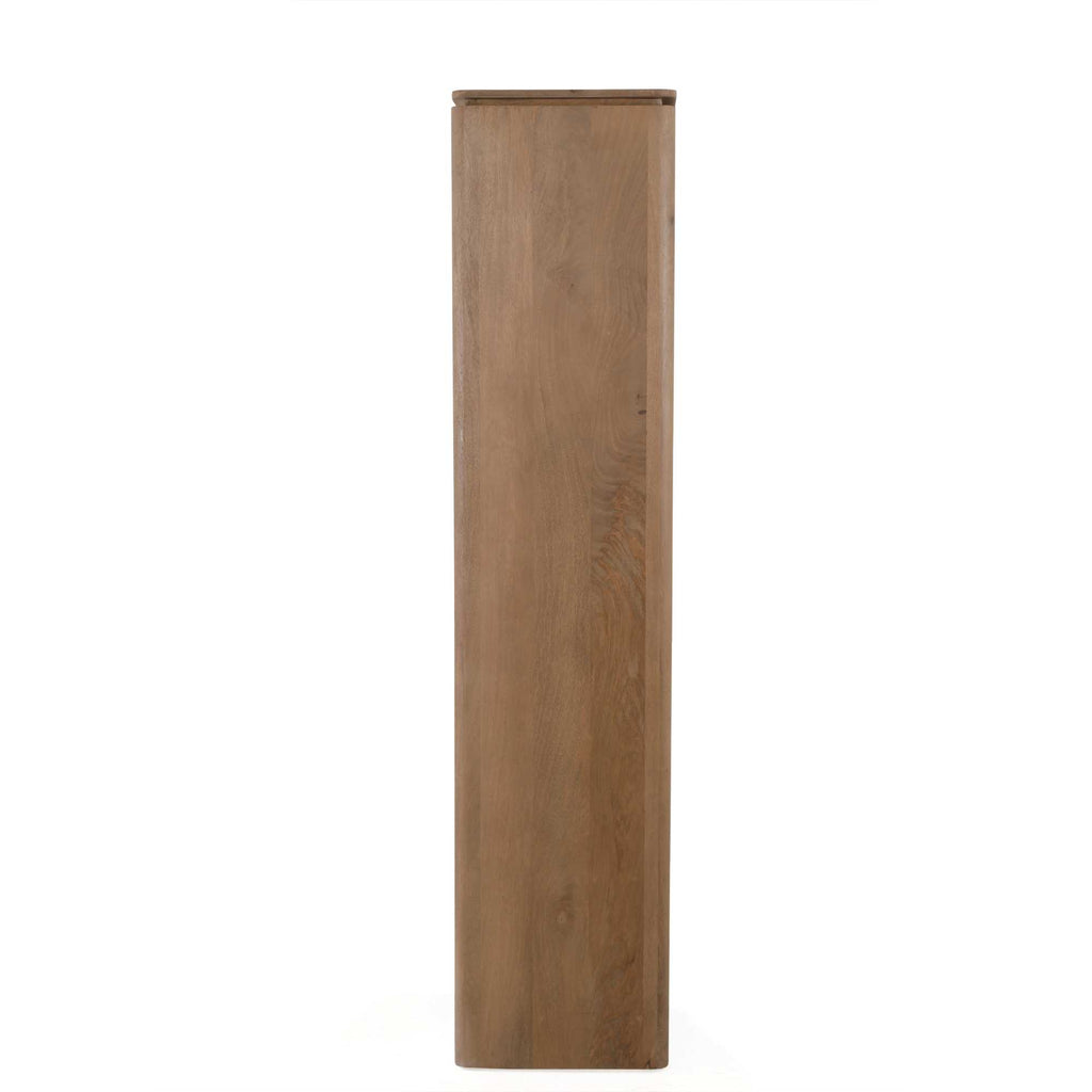 Vakkenkast XL Dallas Naturel Mangohout 160 cm
