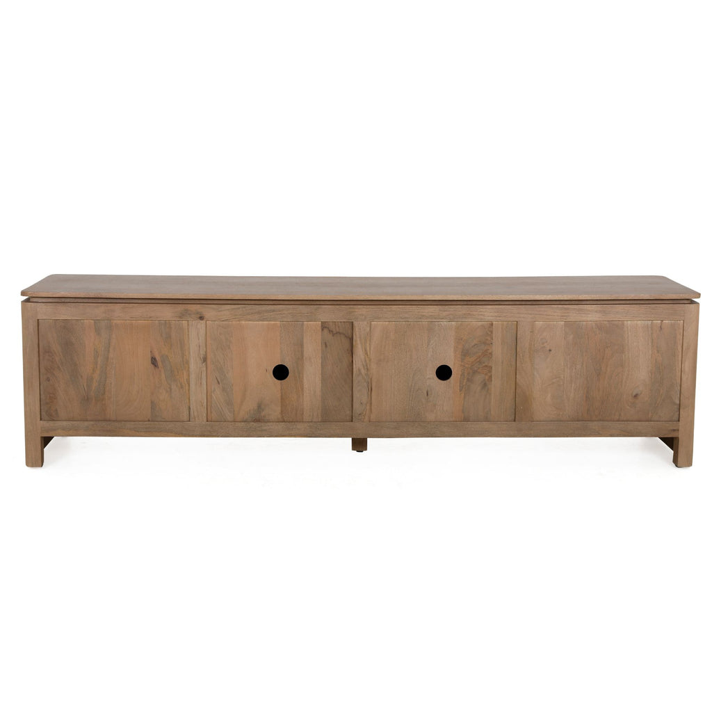 tv-meubel Dallas naturel mangohout 210 cm