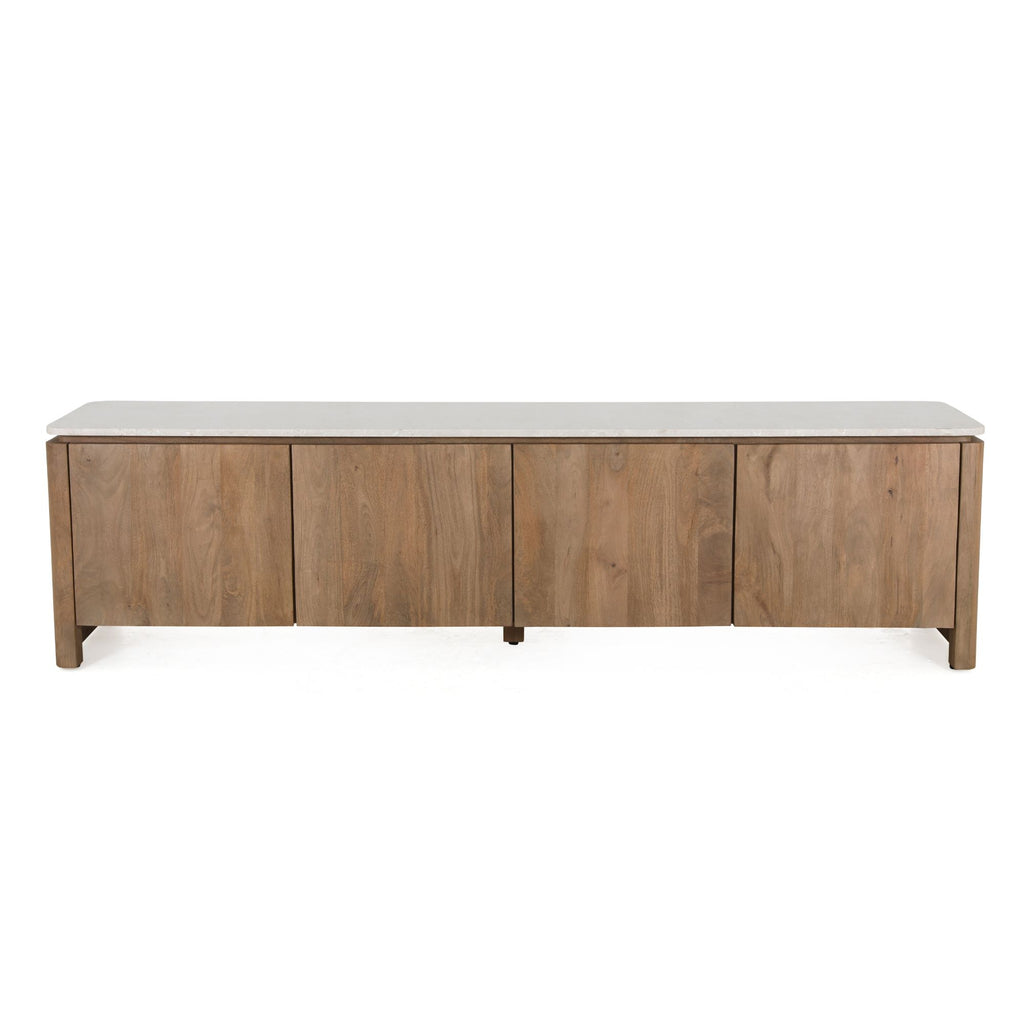 tv-meubel Dallas naturel mangohout 210 cm