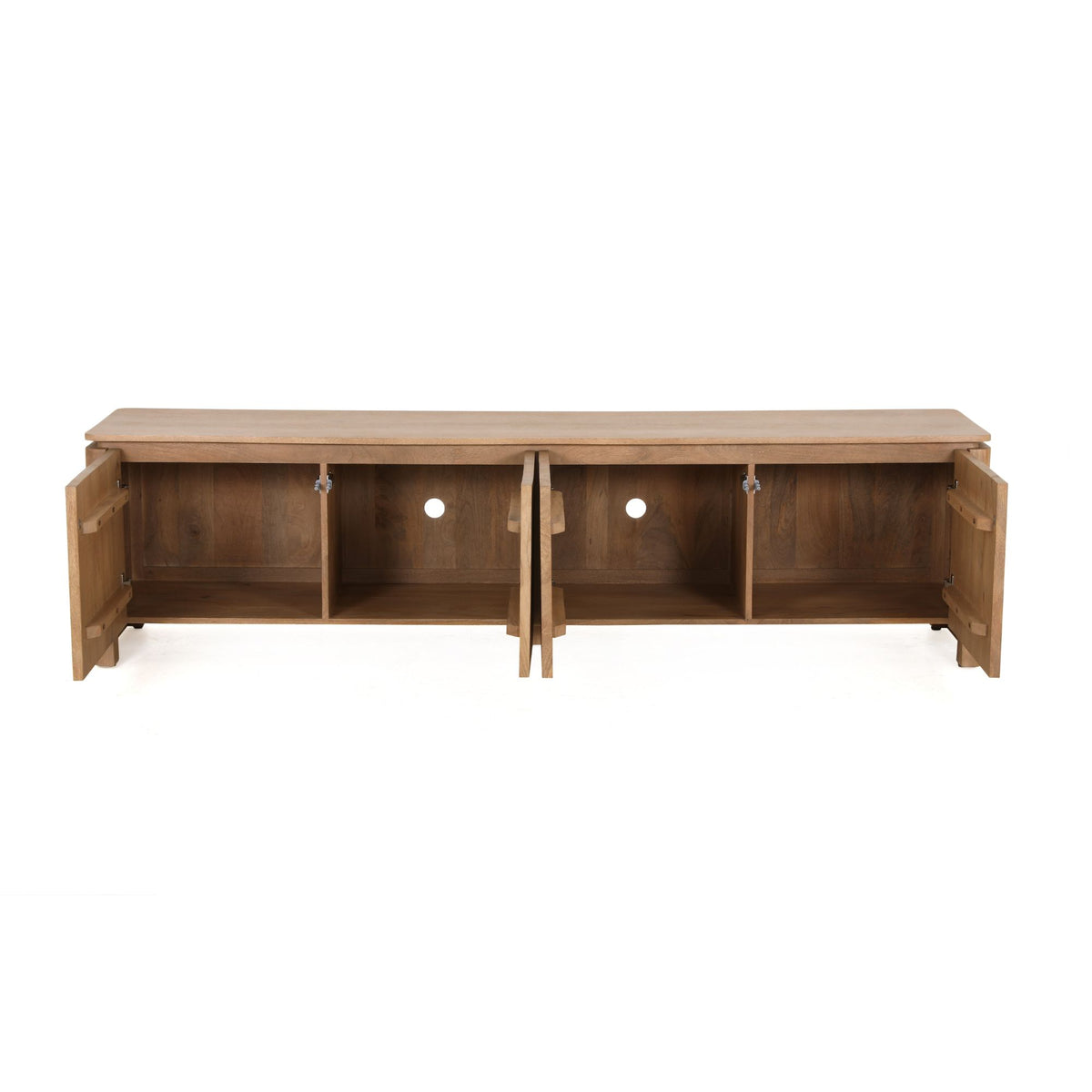 tv-meubel Dallas naturel mangohout 210 cm