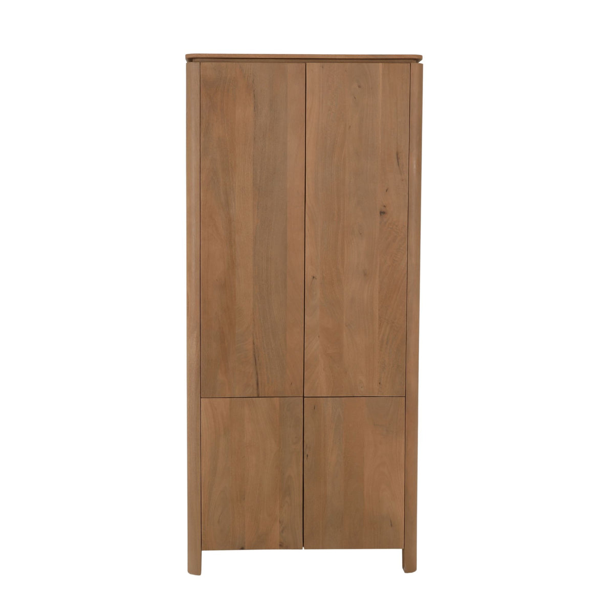 Kabinetkast Dallas, naturel mangohout, 90 cm