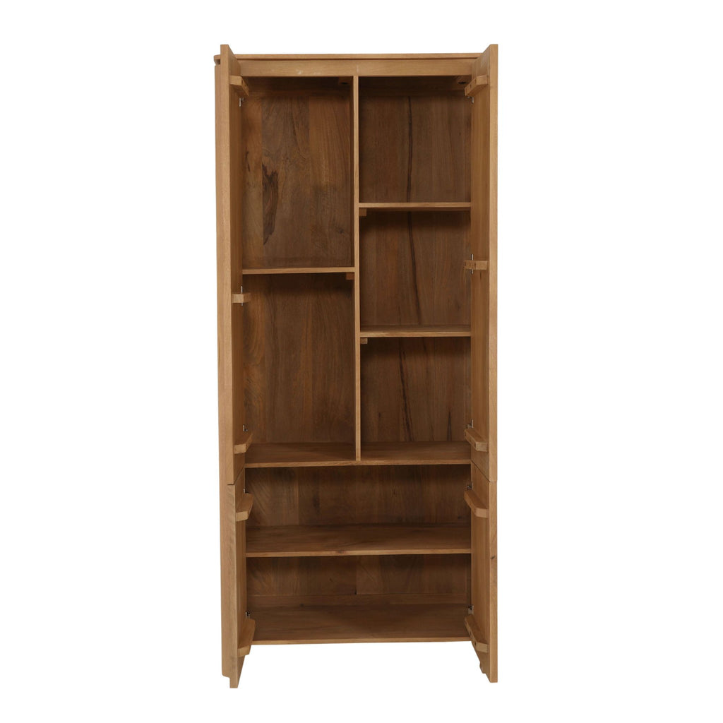 Kabinetkast Dallas, naturel mangohout, 90 cm