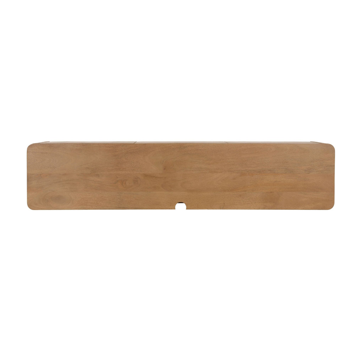 Zwevend tv-meubel Dallas naturel mangohout 165 cm