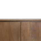 Zwevend tv-meubel Dallas naturel mangohout 210 cm
