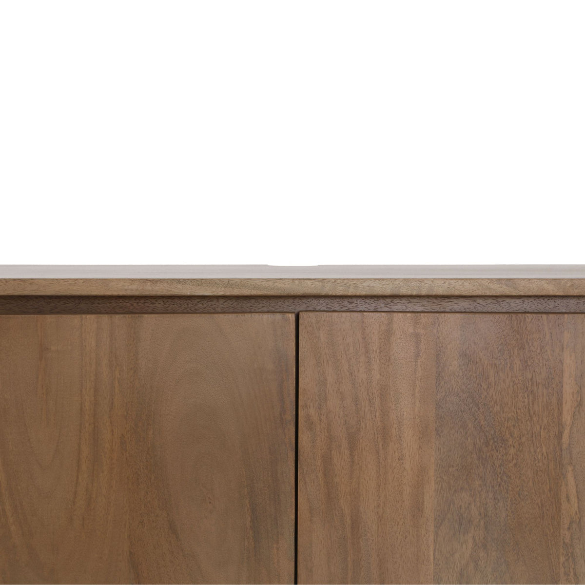 Zwevend tv-meubel Dallas naturel mangohout 210 cm