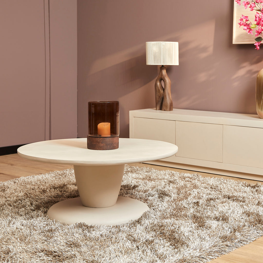 Salontafel Mabel | Mangohout | Zandkleurig